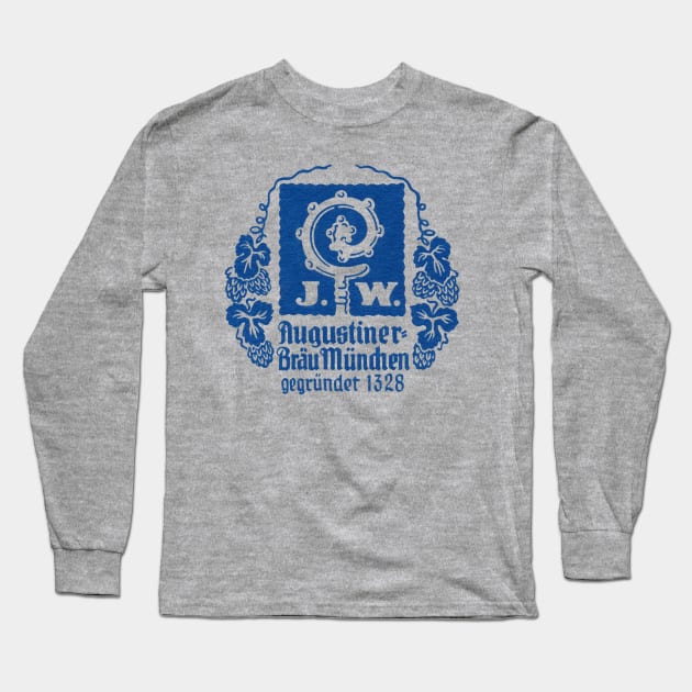 Augustiner Brau Munich Long Sleeve T-Shirt by MindsparkCreative